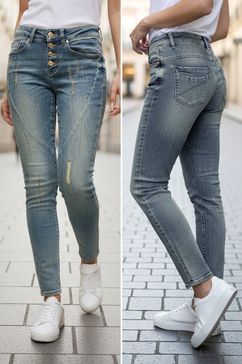 Τζιν FEJIZA SKY, Χρώμα: Γαλάζιο, IVET.EU - Εκπτώσεις έως -80%