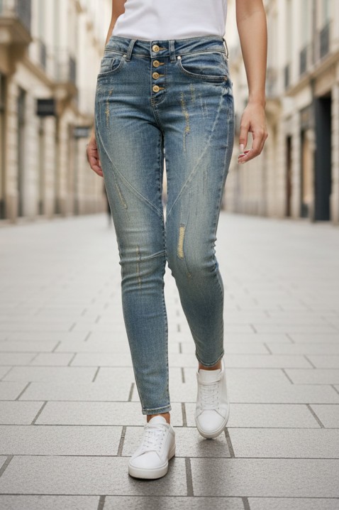 Τζιν FEJIZA SKY, Χρώμα: Γαλάζιο, IVET.EU - Εκπτώσεις έως -80%