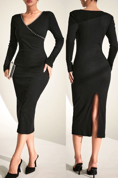 Φόρεμα KLOREXA, Χρώμα: μαύρο, IVET.EU - Εκπτώσεις έως -80%