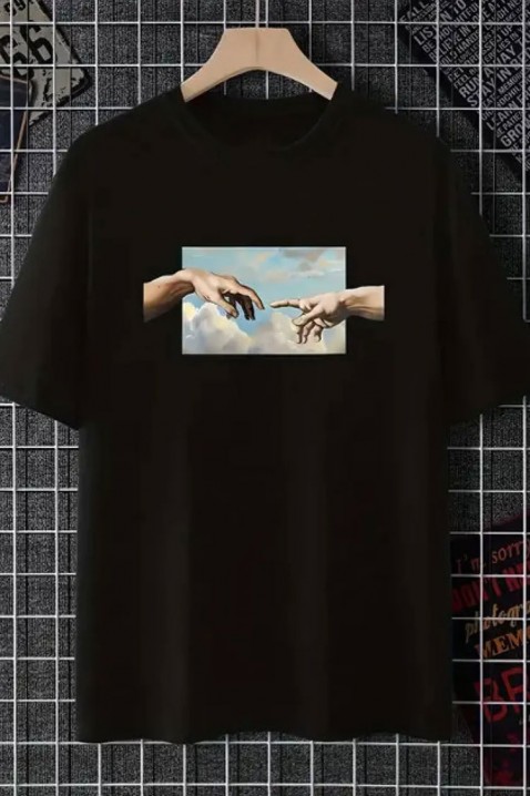 Ανδρικό μπλουζάκι KRITOLFO, Χρώμα: μαύρο, IVET.EU - Εκπτώσεις έως -80%