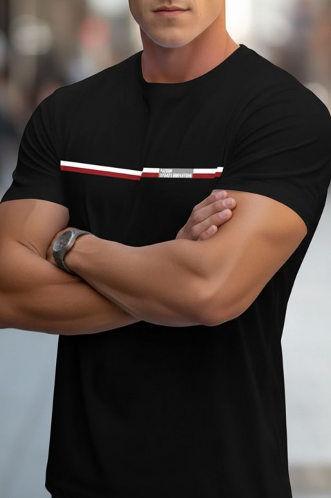 Ανδρικό μπλουζάκι BOMEX, Χρώμα: μαύρο, IVET.EU - Εκπτώσεις έως -80%