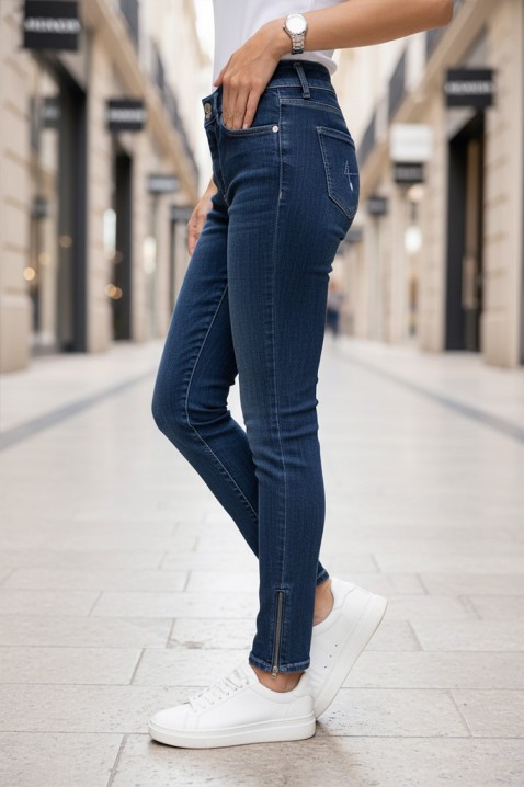 Τζιν KRIMIZA NAVY, Χρώμα: σκούρο μπλε, IVET.EU - Εκπτώσεις έως -80%