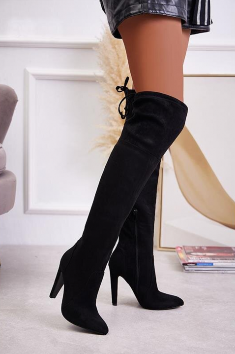 Μπότες CHERLONDA, Χρώμα: μαύρο, IVET.EU - Εκπτώσεις έως -80%