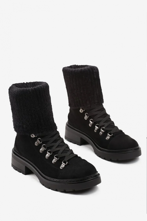 Γυναικεία μποτάκια HLOVELDA, Χρώμα: μαύρο, IVET.EU - Εκπτώσεις έως -80%