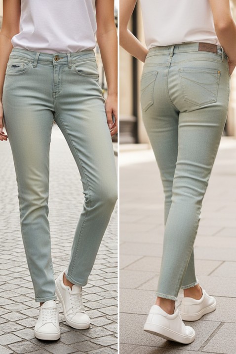 Τζιν TEALZA, Χρώμα: Γαλάζιο, IVET.EU - Εκπτώσεις έως -80%