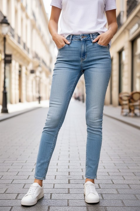 Τζιν LAMORIA, Χρώμα: Γαλάζιο, IVET.EU - Εκπτώσεις έως -80%