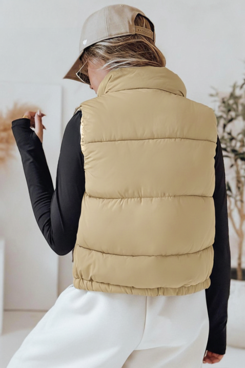 Γιλέκο BRASELDA BEIGE, Χρώμα: μπεζ, IVET.EU - Εκπτώσεις έως -80%