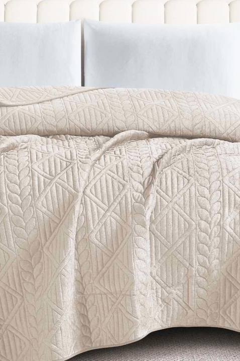 Κουβερλί BORFELVA ECRU 200х220 cm, Χρώμα: εκρού, IVET.EU - Εκπτώσεις έως -80%