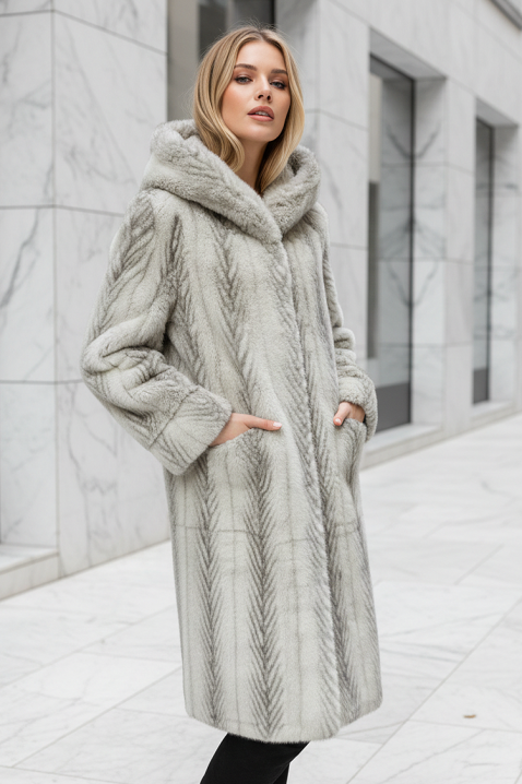 Παλτό LEDOLZA, Χρώμα: γκρι, IVET.EU - Εκπτώσεις έως -80%