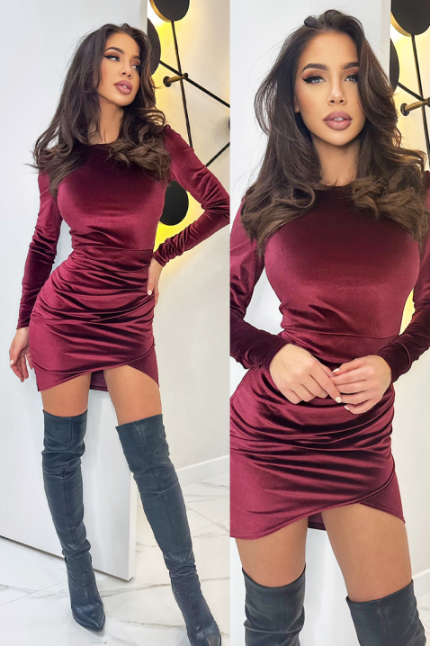 Φόρεμα GLADILDA, Χρώμα: μπορντό, IVET.EU - Εκπτώσεις έως -80%