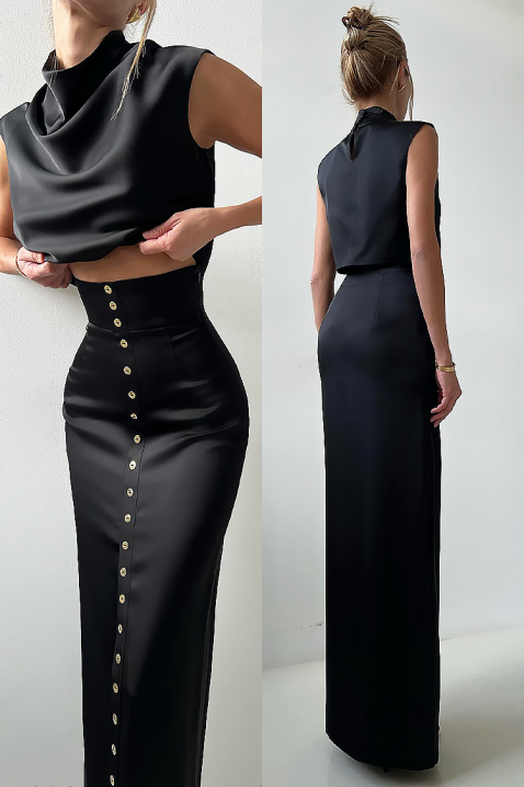 Σύνολο POLIONA BLACK, Χρώμα: μαύρο, IVET.EU - Εκπτώσεις έως -80%