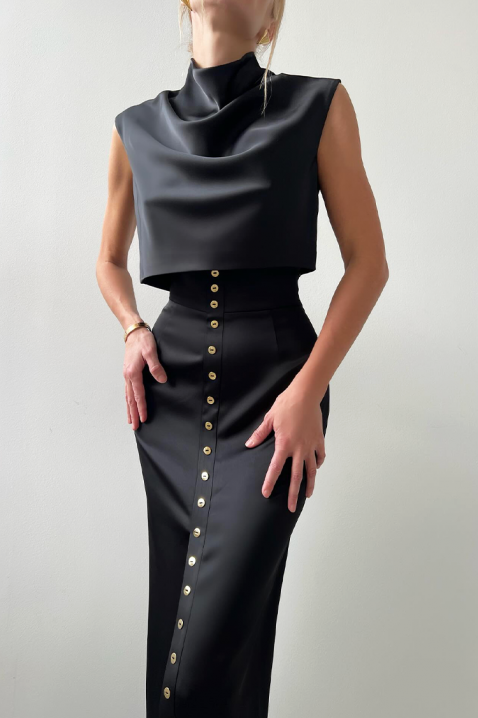 Σύνολο POLIONA BLACK, Χρώμα: μαύρο, IVET.EU - Εκπτώσεις έως -80%