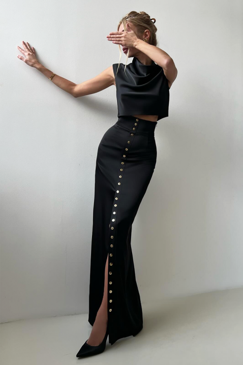 Σύνολο POLIONA BLACK, Χρώμα: μαύρο, IVET.EU - Εκπτώσεις έως -80%