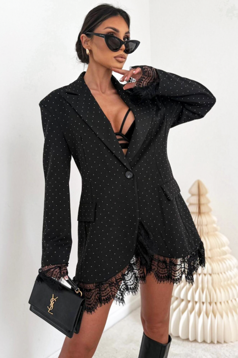 Φόρεμα - μπλέιζερ BLEVELDA, Χρώμα: μαύρο, IVET.EU - Εκπτώσεις έως -80%