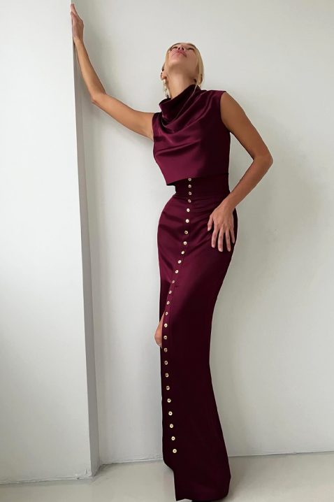 Σύνολο POLIONA BORDO, Χρώμα: μπορντό, IVET.EU - Εκπτώσεις έως -80%