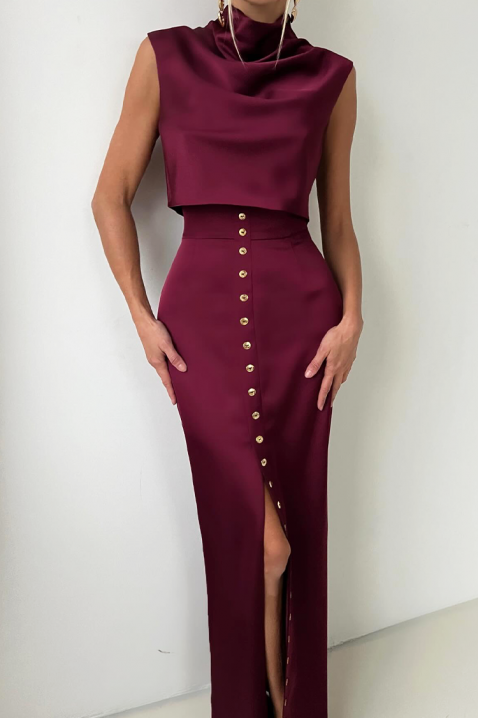 Σύνολο POLIONA BORDO, Χρώμα: μπορντό, IVET.EU - Εκπτώσεις έως -80%