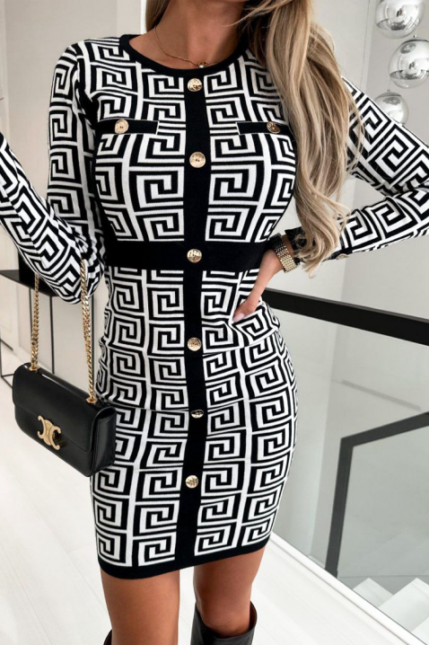 Φόρεμα DONATELZA WHITE, Χρώμα: άσπρο, IVET.EU - Εκπτώσεις έως -80%