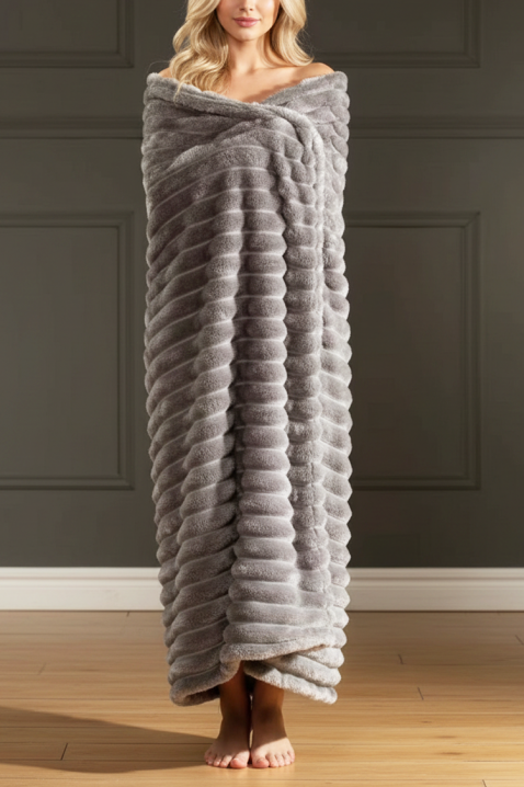 Κουβέρτα DIMFELDA GREY 200x220 cm, Χρώμα: γκρι, IVET.EU - Εκπτώσεις έως -80%