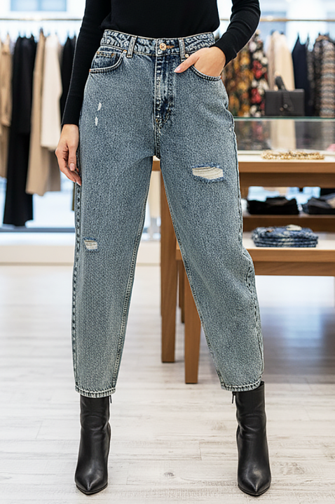 Τζιν ELRONZIYA, Χρώμα: μπλε, IVET.EU - Εκπτώσεις έως -80%