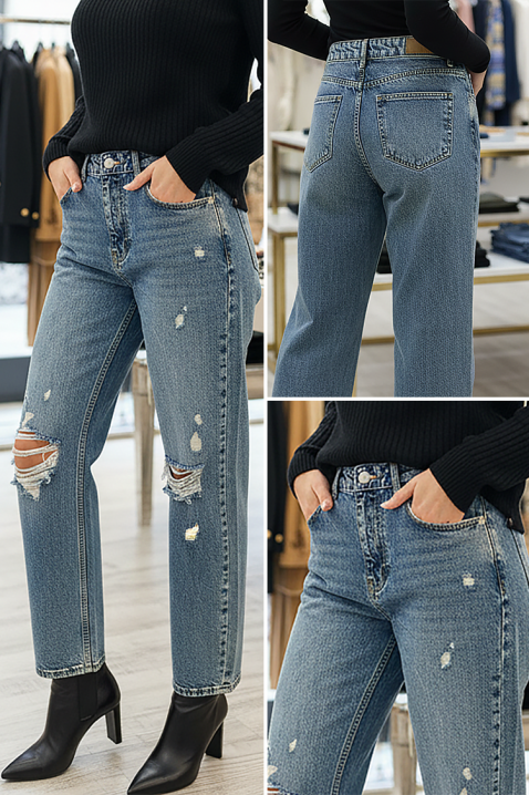 Τζιν MARALENDA, Χρώμα: Γαλάζιο, IVET.EU - Εκπτώσεις έως -80%