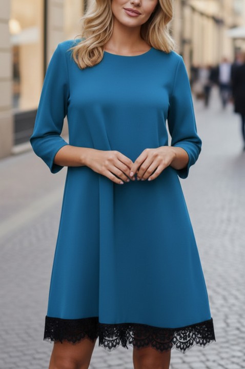 Φόρεμα DEBROLA TURQUA, Χρώμα: τυρκουάζ, IVET.EU - Εκπτώσεις έως -80%