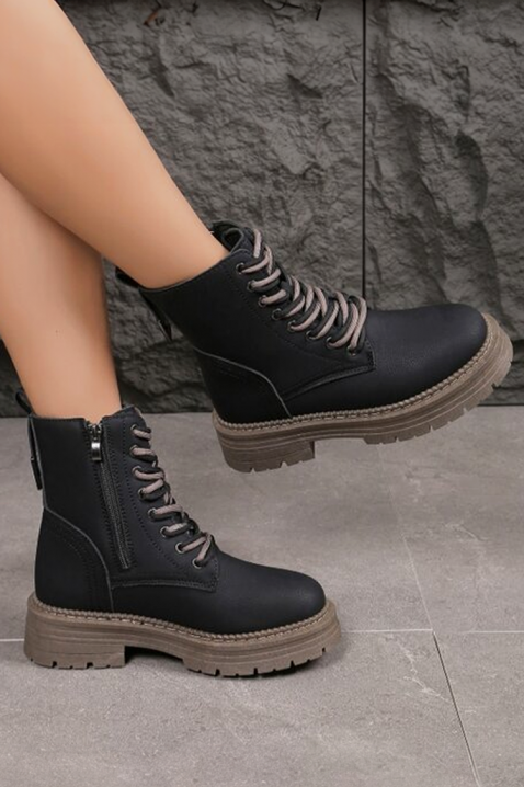 Γυναικεία μποτάκια MONDEGA BLACK, Χρώμα: μαύρο, IVET.EU - Εκπτώσεις έως -80%