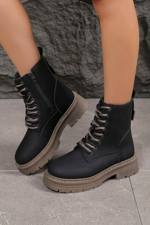 Γυναικεία μποτάκια MONDEGA BLACK, Χρώμα: μαύρο, IVET.EU - Εκπτώσεις έως -80%