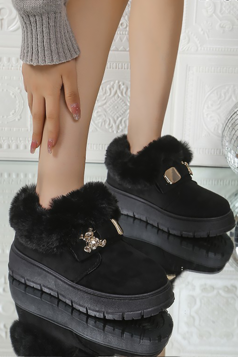 Γυναικεία μποτάκια BLUMERGA BLACK, Χρώμα: μαύρο, IVET.EU - Εκπτώσεις έως -80%