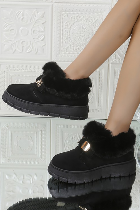 Γυναικεία μποτάκια BLUMERGA BLACK, Χρώμα: μαύρο, IVET.EU - Εκπτώσεις έως -80%