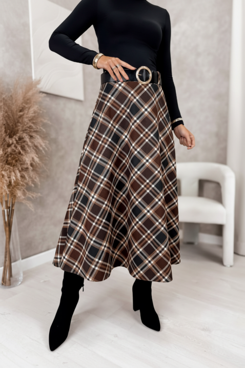 Φούστα ARSELFA, Χρώμα: χρωματιστό, IVET.EU - Εκπτώσεις έως -80%