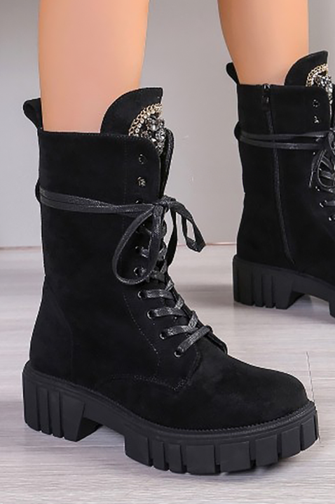 Γυναικεία μποτάκια NIOLMEA BLACK, Χρώμα: μαύρο, IVET.EU - Εκπτώσεις έως -80%