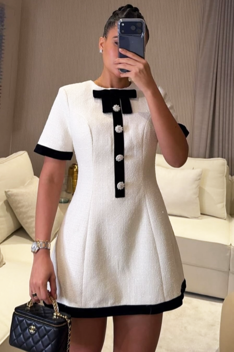 Φόρεμα IMRENZA, Χρώμα: άσπρο, IVET.EU - Εκπτώσεις έως -80%