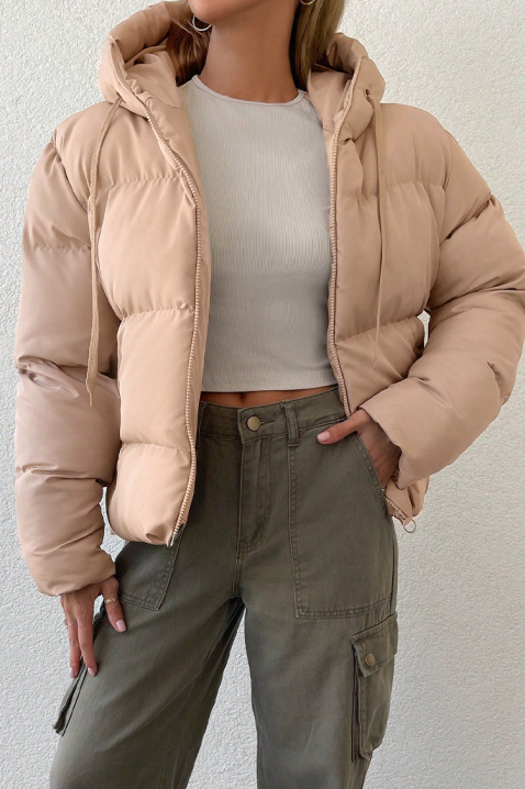 Μπουφάν FELMORNA ECRU, Χρώμα: εκρού, IVET.EU - Εκπτώσεις έως -80%