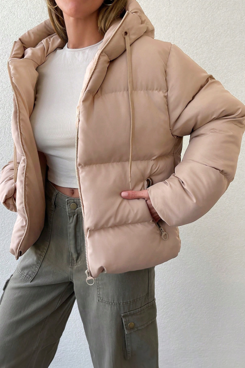 Μπουφάν FELMORNA ECRU, Χρώμα: εκρού, IVET.EU - Εκπτώσεις έως -80%