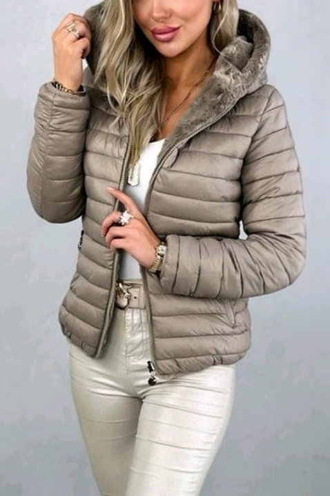 Μπουφάν VULDENZA BROWN, Χρώμα: καφέ, IVET.EU - Εκπτώσεις έως -80%