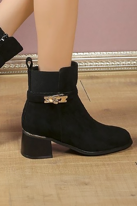 Γυναικεία μποτάκια GLOMERHA BLACK, Χρώμα: μαύρο, IVET.EU - Εκπτώσεις έως -80%