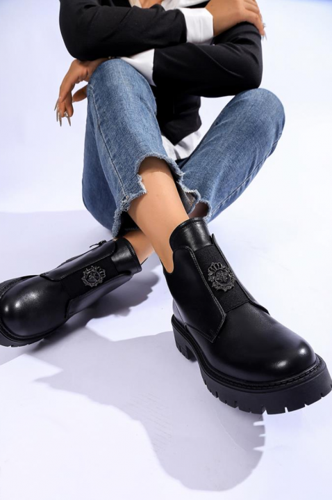 Γυναικεία μποτάκια BLUSTEGA, Χρώμα: μαύρο, IVET.EU - Εκπτώσεις έως -80%