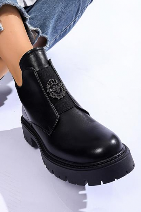 Γυναικεία μποτάκια BLUSTEGA, Χρώμα: μαύρο, IVET.EU - Εκπτώσεις έως -80%