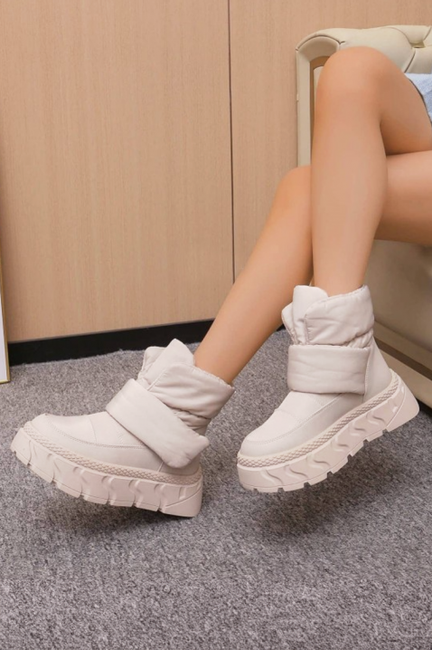 Απρέ-σκι μπότες MIOGELNA BEIGE, Χρώμα: μπεζ, IVET.EU - Εκπτώσεις έως -80%