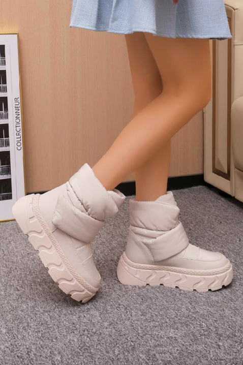 Απρέ-σκι μπότες MIOGELNA BEIGE, Χρώμα: μπεζ, IVET.EU - Εκπτώσεις έως -80%