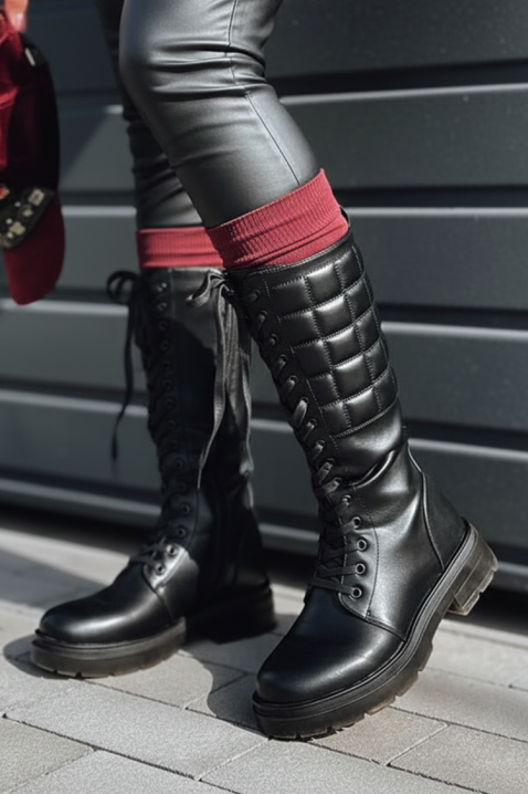 Μπότες KAMSOLA, Χρώμα: μαύρο, IVET.EU - Εκπτώσεις έως -80%