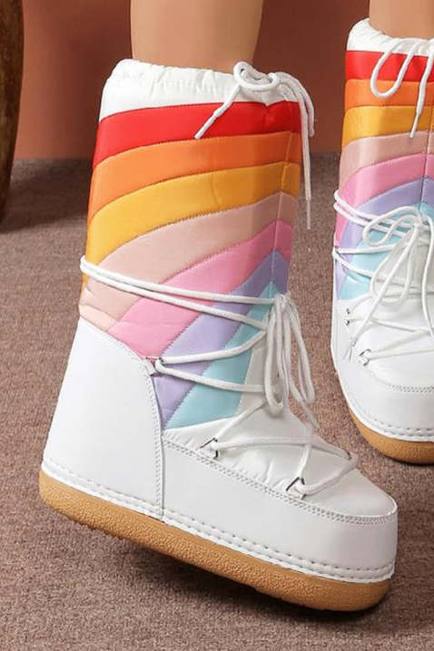 Απρέ-σκι μπότες HORMEFIA WHITE, Χρώμα: άσπρο, IVET.EU - Εκπτώσεις έως -80%