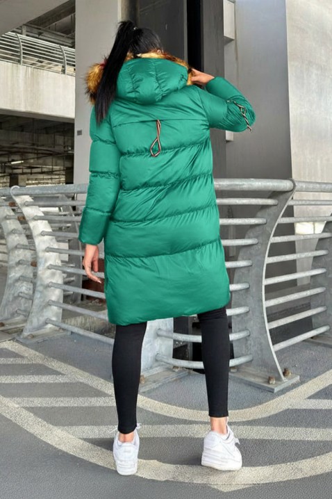 Μπουφάν KOLDEZA, Χρώμα: πράσινο, IVET.EU - Εκπτώσεις έως -80%