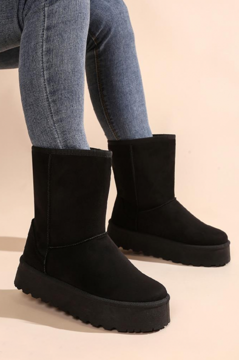 Γυναικεία μποτάκια SELMOGA BLACK, Χρώμα: μαύρο, IVET.EU - Εκπτώσεις έως -80%