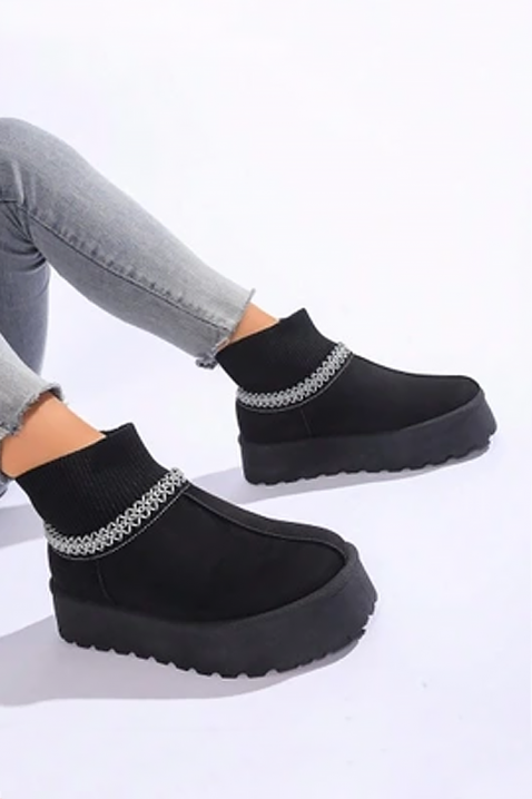 Γυναικεία μποτάκια ALZENDA, Χρώμα: μαύρο, IVET.EU - Εκπτώσεις έως -80%