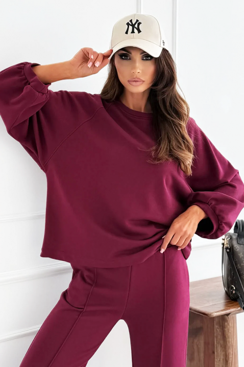 Σύνολο REOTILGA BORDO, Χρώμα: μπορντό, IVET.EU - Εκπτώσεις έως -80%