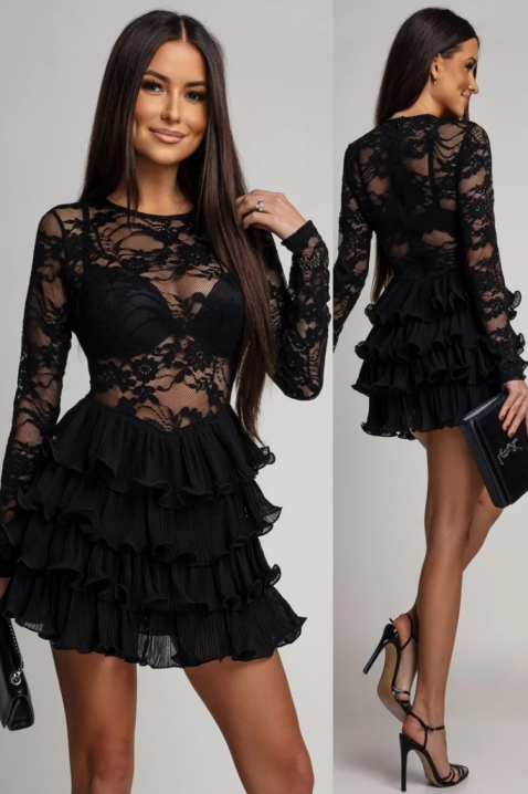 Ολόσωμη φόρμα PALSITA BLACK, Χρώμα: μαύρο, IVET.EU - Εκπτώσεις έως -80%