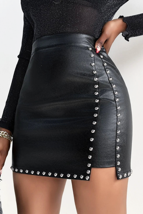 Φούστα AKASITA BLACK, Χρώμα: μαύρο, IVET.EU - Εκπτώσεις έως -80%