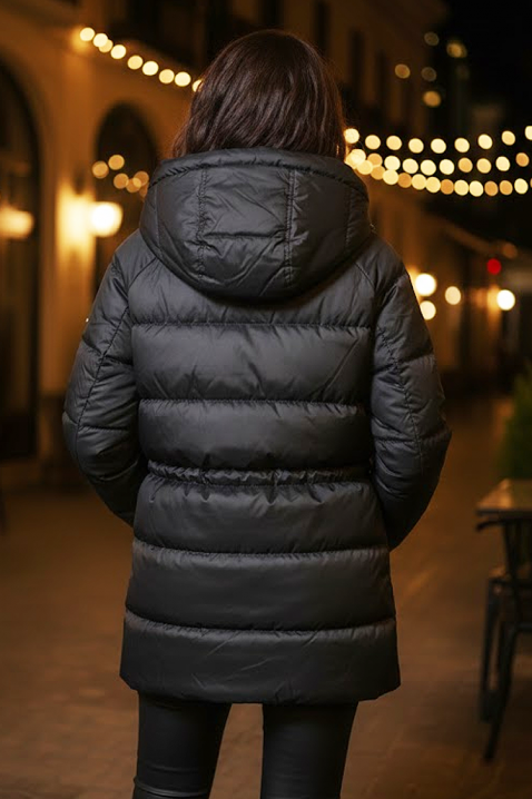 Μπουφάν FELGONA, Χρώμα: μαύρο, IVET.EU - Εκπτώσεις έως -80%