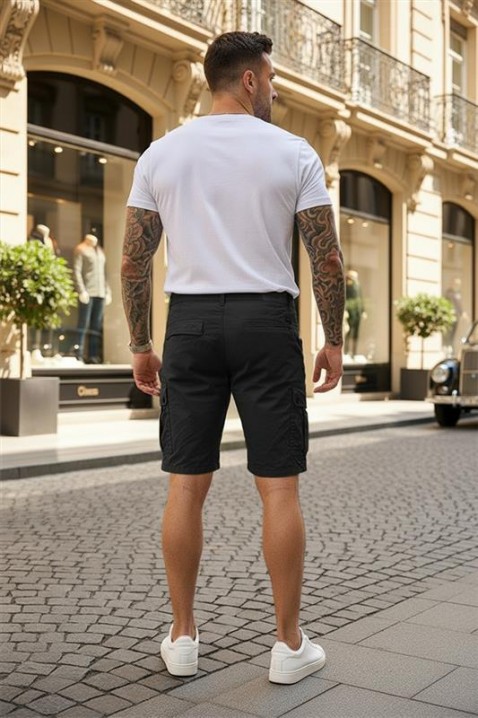 Ανδρικό σορτσάκι MIRKIZ BLACK, Χρώμα: μαύρο, IVET.EU - Εκπτώσεις έως -80%